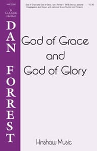 God of Grace and God of Glory SATB choral sheet music cover Thumbnail